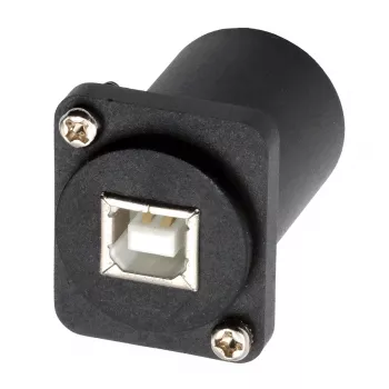 EXSYS EX-49157 D-typ USB 2.0 inbyggnadsadapter, USB-B-uttag till USB-A-uttag