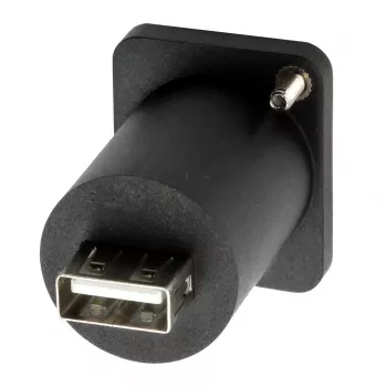 EXSYS EX-49157 D-typ USB 2.0 inbyggnadsadapter, USB-B-uttag till USB-A-uttag
