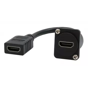 EXSYS EX-49163 D-typ HDMI-kabeladapter, hona till hona, 20 cm