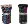 FABER-CASTELL EBERHARD FABER NEON HB grafitpennor, 72-pack rundt etui, 2,0 mm kärna, träfri 511899