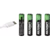 VOLTCRAFT Micro (AAA) Li-Ion-batteri 500 mAh 1,5 V 4-pack (VC-17275565)