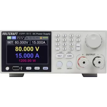 VOLTCRAFT VSPP-1815 rackmonterat laboratorienätaggregat, 0-150 V/DC, 0-30 A, 1800 W, programmerbart, USB/RS-485/LAN VC-18673200