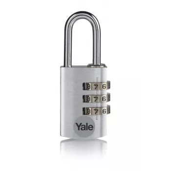 Yale YE3CB/38/131/1/S 38 mm silver kombinationshänglås