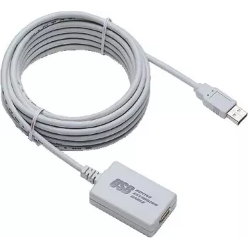 EXSYS EX-1401 aktiv USB 2.0 förlängningskabel 5 m USB-A hane till hona med signalregenerering