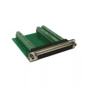 EXSYS EX-49040 D-SUB 37-pin kontakt till skruvplint adapter, grön/silver