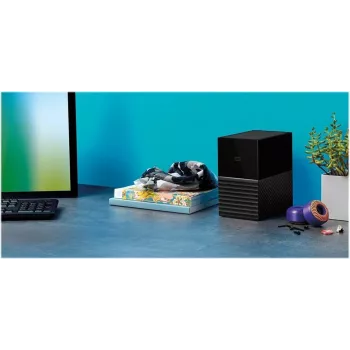 Western Digital My Book Duo 28TB extern hårddisk RAID USB-C svart WDBFBE0280JBK