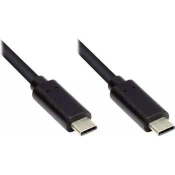 EXSYS EX-K1585-0.2 USB-C-kabel 0,2 m, USB 3.2 Gen 1, svart