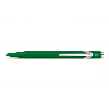 Caran d'Ache 849 Classic Line kulspetspenna, grön, blått bläck, medium 849.210