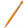 Caran d'Ache 849 PopLine Fluo kulspetspenna, fluo orange, blått bläck, medium 849.030
