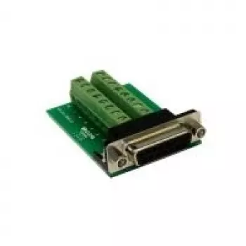 EXSYS EX-49015 D-SUB 15-pol hane till 16-pol skruvplint adapter, grön/silver