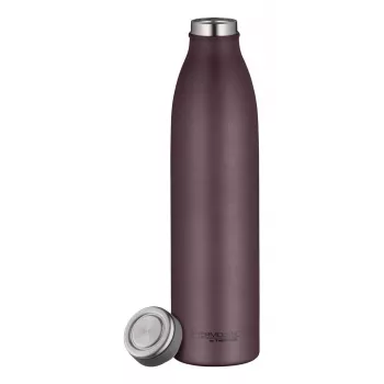 THERMOS TC Bottle termoflaska 0,75 L, dubbelväggigt rostfritt stål, vakuumisolerad, BPA-fri, vinröd matt 4067.301.075