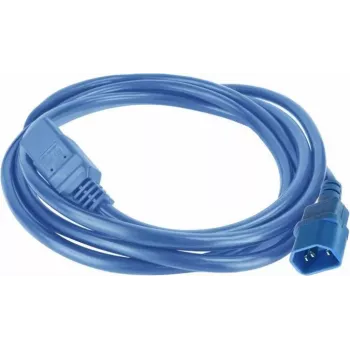 ACT nätkabel C14 - C21 IEC60320 blå 2,5 m (AK5383)