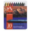 Caran d'Ache Neocolor I vaxkritor, 10-set, runda, pappershylsa, homogena färger 7000.310