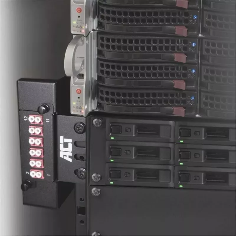 ACT Zero U multifunktionsfäste FA2133 – 19 inch rackmontage, stål, svart