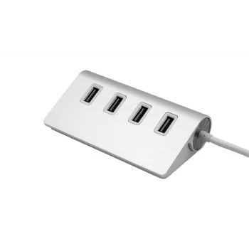 EXSYS EX-1134-2 USB 3.2 Gen 1 4-portshubb med USB-C-kabel och USB-A-adapter