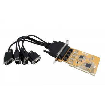 EXSYS 4-portars RS-232 PCI seriellt kort med FTDI-krets (EX-41084)
