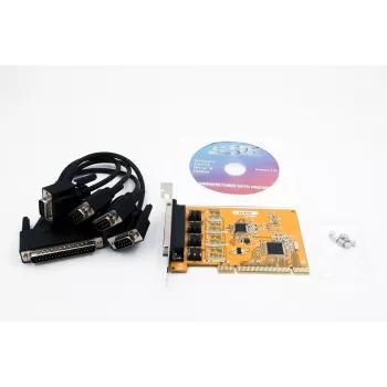 EXSYS 4-portars RS-232 PCI seriellt kort med FTDI-krets (EX-41084)