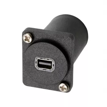 EXSYS EX-49169 D-typ adapter Mini DisplayPort-uttag till DisplayPort-uttag panelmontering