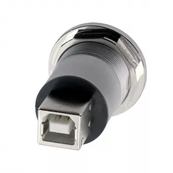 EXSYS EX-49192 metall USB 2.0 typ-B-uttag till uttag inbyggnadsadapter