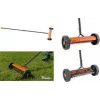 Bradas gräsmatteluftare på hjul, orange/antracit, metallram, PVC-handtag, ståltänder, 32 cm arbetsbredd, 1 st (KT-V2045)
