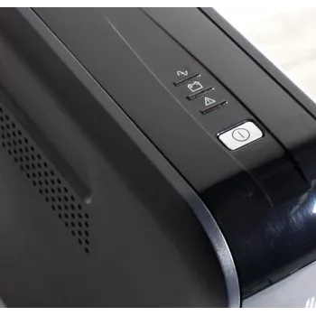 Riello UPS iDialog IDG 600 - 600 VA line-interactive UPS, 4 Schuko-utgångar, USB, torn, svart