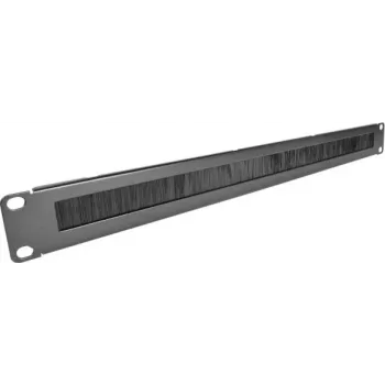 Televes UPPB 19-tums 1U frontpanel med borstlist, RAL 9005 svart