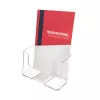 DEFLECTO AB150 kristallklar akryl-displayblock 50x50x50 mm, diamantpolerad, transparent