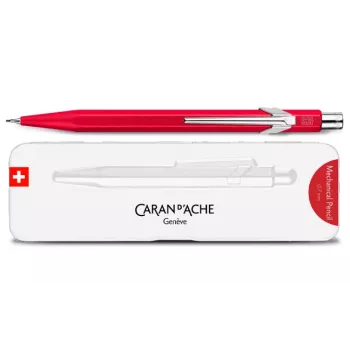 CARAN D'ACHE 844 Colormat-X tryckblyertspenna, 0,7 mm, röd 844.585