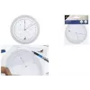 KANGARO K-4120100 kurslinjal, 126 mm, transparent, 360°-gradering, 2 vridbara skivor