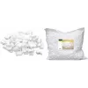 RAADHUIS packchips, 25-literspåse, vitt polystyrenfyllmaterial, S-formade stötchips för ömtåliga föremål (RD-351205)
