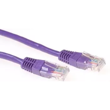 ACT IB4715 Cat5e U/UTP nätverkspatchkabel, RJ45, violett, 15 m