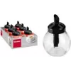 Metaltex Sweet sockerströare-set, rund, svart lock, glas & ABS, 6 delar 252918080