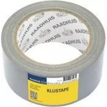 RAADHUIS vävtejp, 50 mm x 50 m, silvertejp för reparationer, rivs för hand – 1 rulle (RD-351312)