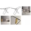 Metaltex Horizon ONYX torkställ med vingar, 20 m torkyta, svart epoxibelagt stål, fällbar, justerbara dubbla galler 407940000