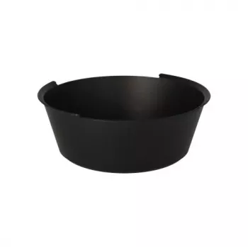 PAPSTAR Circulware flergångsskål, rund, 1200 ml, svart, polypropen med 30 % mineraliska fyllmedel, 1 st (97019)