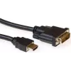 ACT AK3739 HDMI A-kontakt till DVI-D-kontakt Single-Link-konverteringskabel 1 m svart