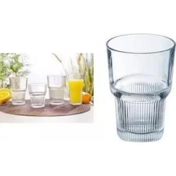 Esmeyer Arcoroc Starline dricksglas-set av härdat glas, 350 ml, klar, 6 st 384-6734