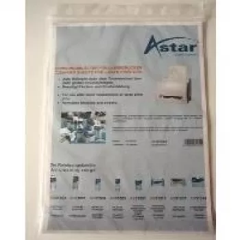 ASTAR AS31023 rengöringsark för laserskrivare, 10-pack, A4, tar bort toner och damm