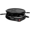 Tristar RA-2998 raclettegrill med 6 non-stick-pannor, 800 W, svart