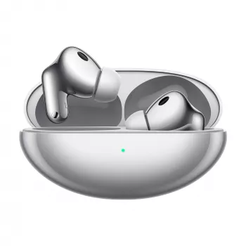 HUAWEI FreeBuds Neo Stellar Silver trådlösa hörlurar med laddningsetui, Bluetooth 5.3, IP54