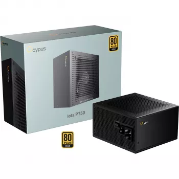 OCYPUS Iota P750 750W 80 PLUS Gold fullmodulärt ATX 3.0 nätaggregat - svart