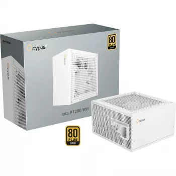 OCYPUS Iota P1200 White 1200W 80 PLUS Gold fullmodulärt ATX 3.0-nätaggregat
