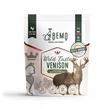 BEMO Cat Wild Taste Venison - Dry Cat Food - 2.5 kg