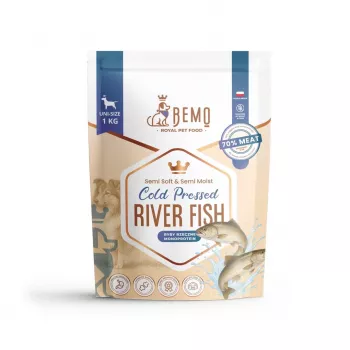 BEMO Cold Pressed River Fish Mono Dry Dog Food 1kg