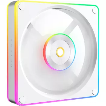 OCYPUS Sigma F12 ARGB 120 mm chassifläkt – vit