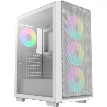 Ocypus Gamma C60 ARGB vitt miditower-chassi med härdat glas