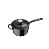 LE CREUSET Cast Iron Saucepan 16cm 1.5L Black