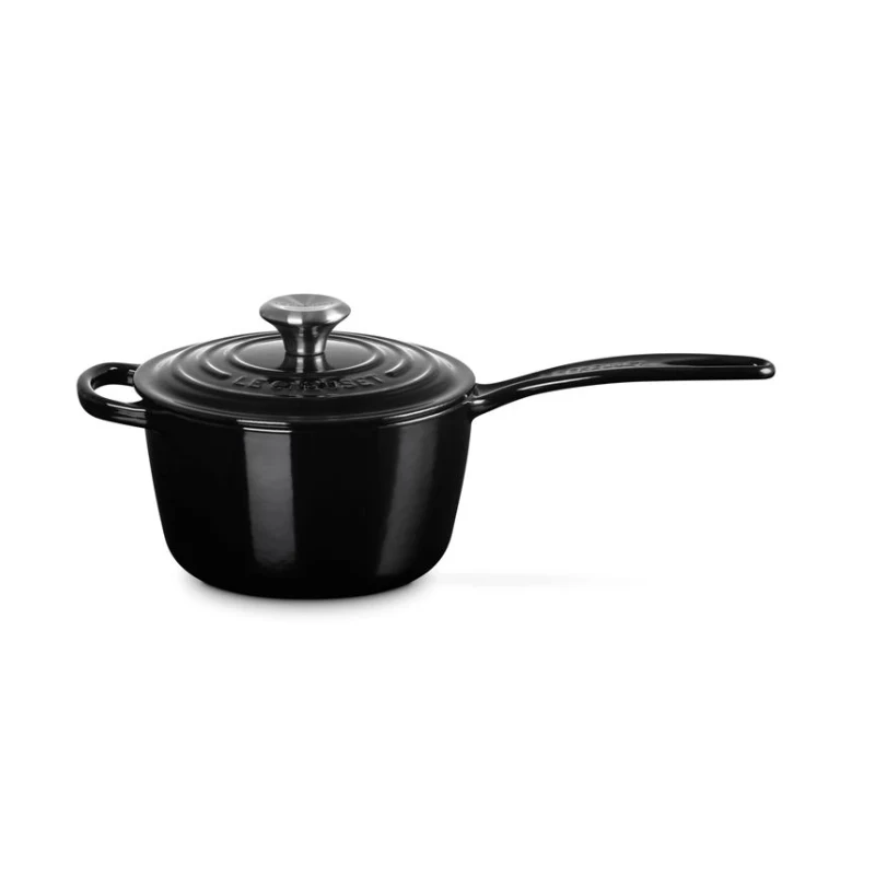LE CREUSET gjutjärnssåskastrull 16cm 1,5L svart