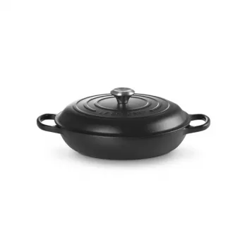 LE CREUSET gjutjärnsstekpanna 30cm 3,5L mattsvart