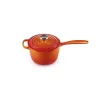Le Creuset Cast Iron Saucepan 16cm 1.5L Orange